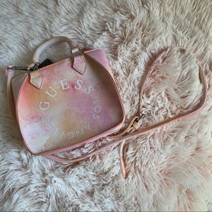 Guess Crossbody Purse / Pink Tie Dye / NWT